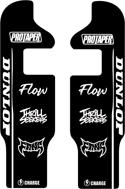 Super 73 Fork Guard Decal