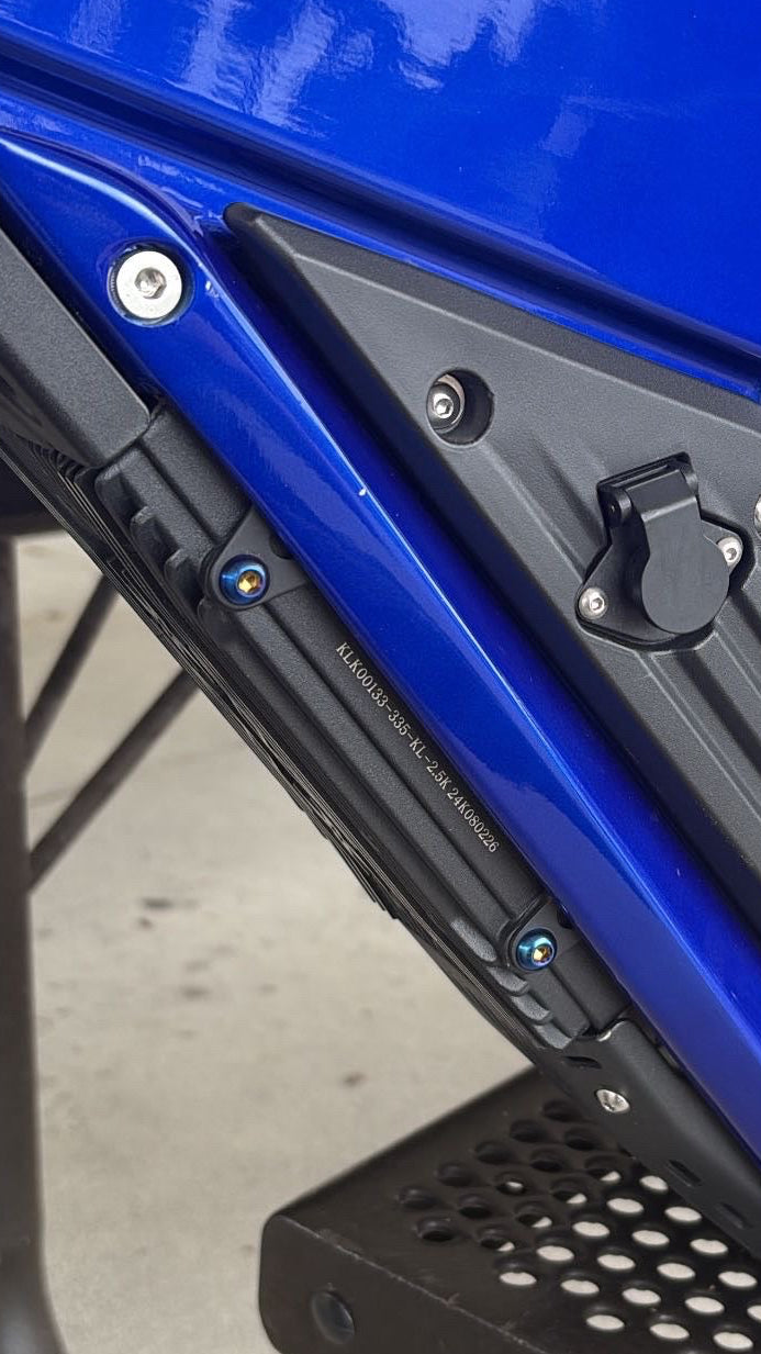 All E-moto controller mount titanium(4pc)