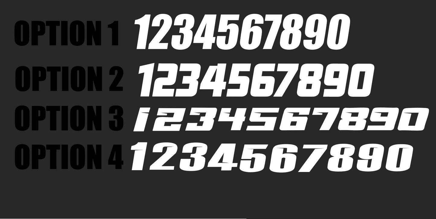 Custom MotoCutz Plate Decal