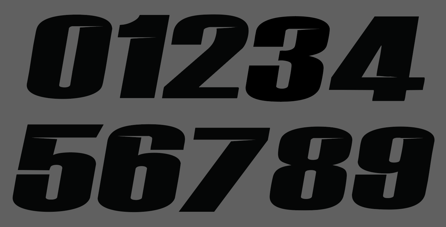 Charge Graphics MotoCutz Plate Decal