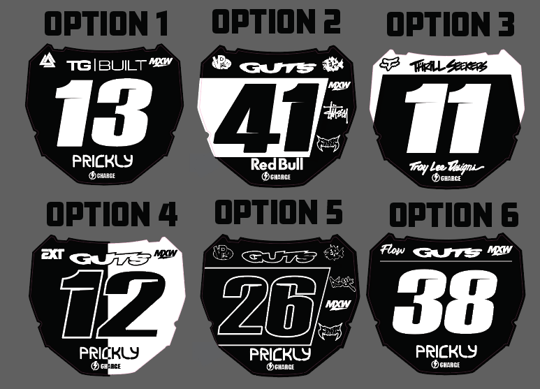 Charge Graphics ODI Plate Decal