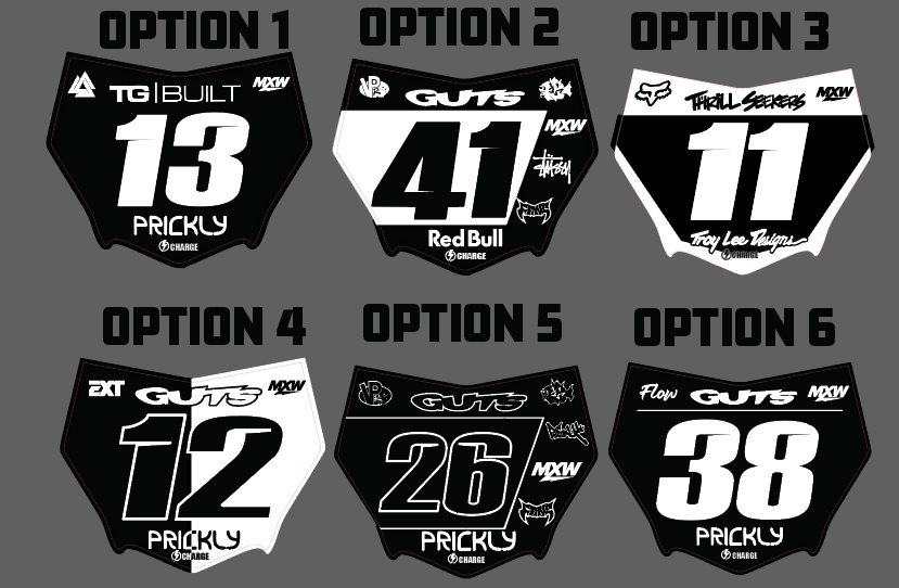 Charge Graphics MotoCutz Plate Decal