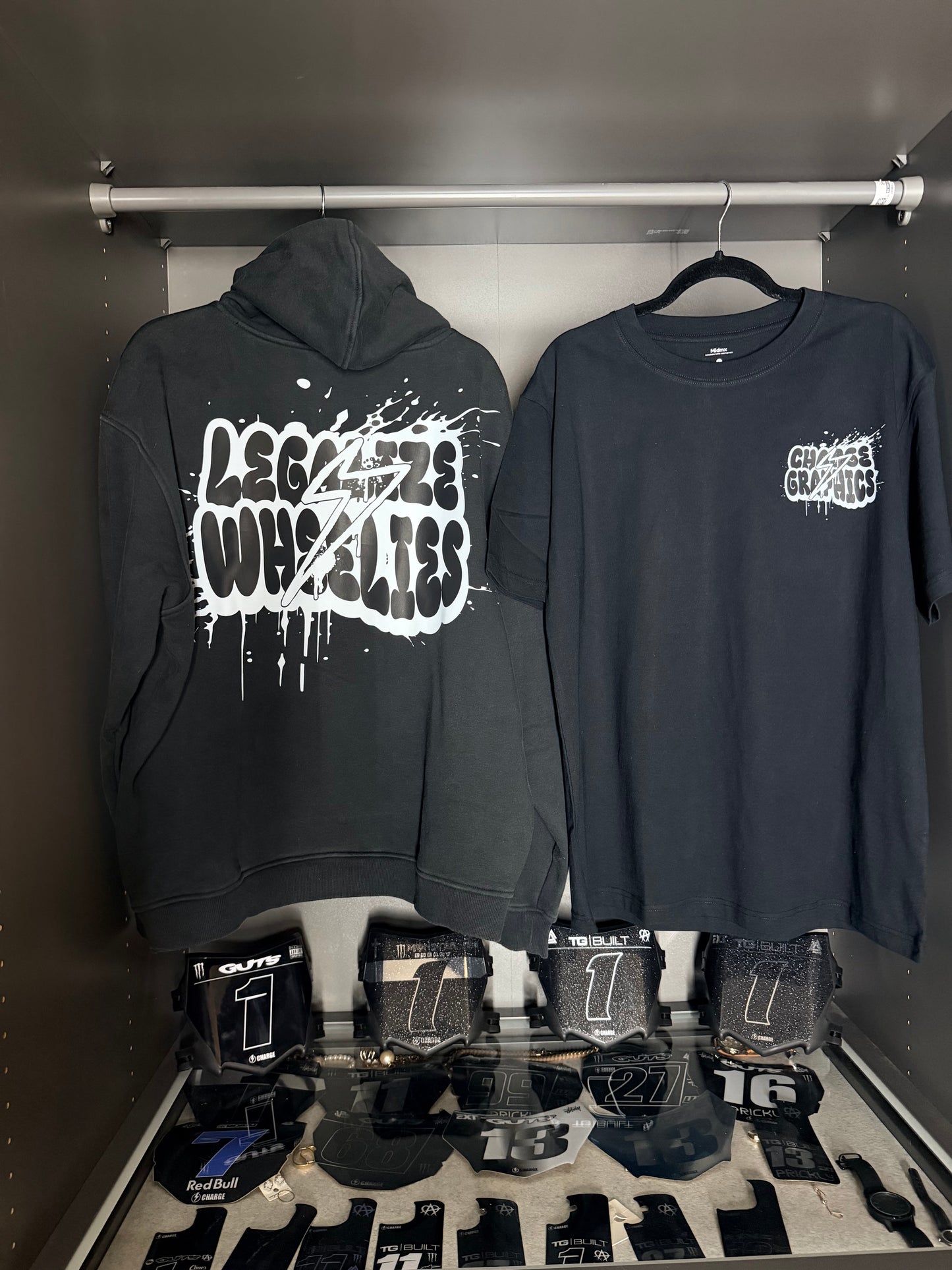 Charge Graphics “Legalize Wheelies Merch”