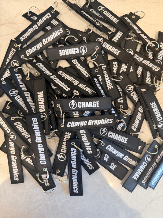 Charge Graphics Keychain