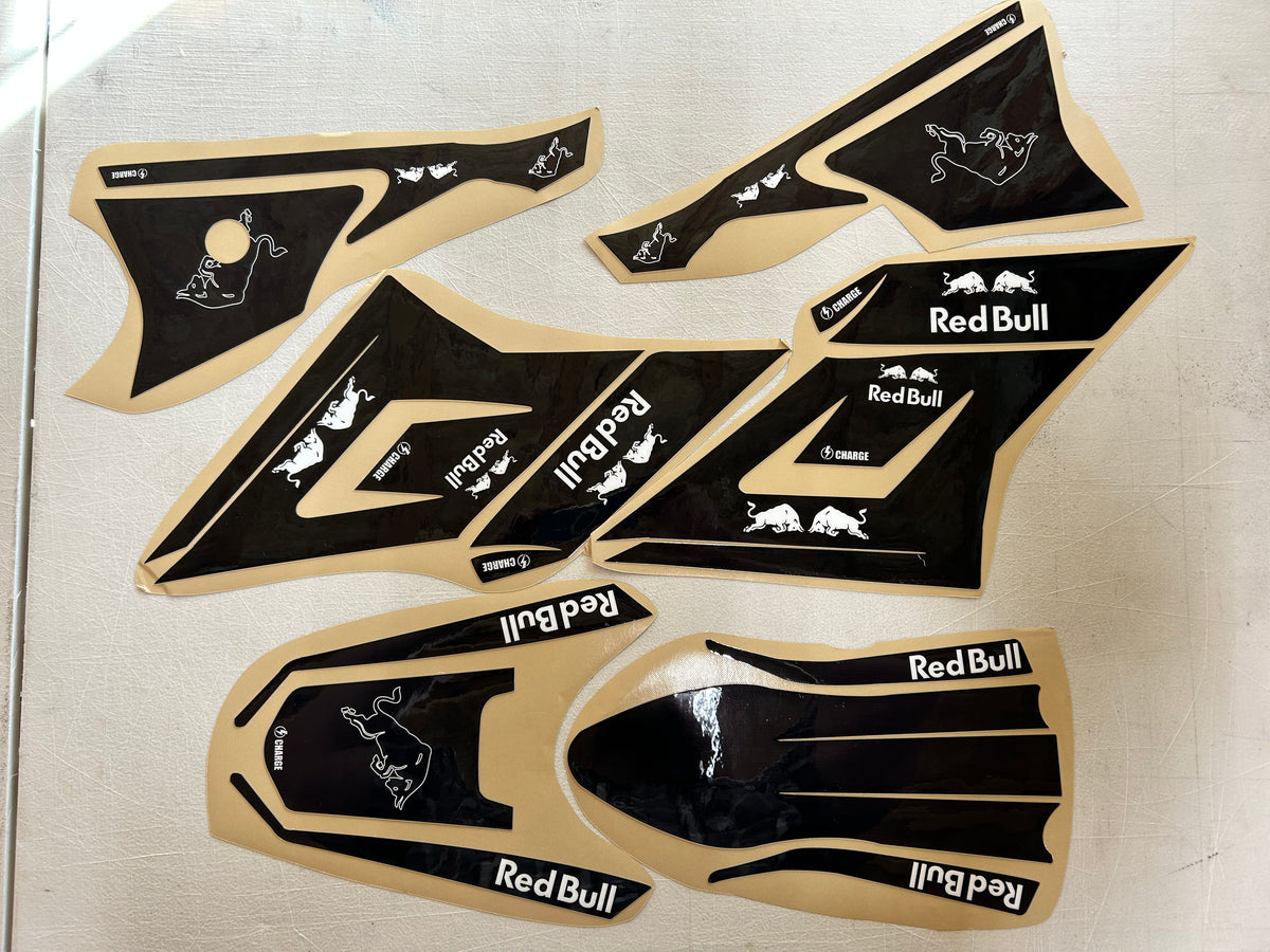 Strike Shadow and CeMoto Full Graphics Kit (Vinyl : Gloss, Laminate : Gloss)