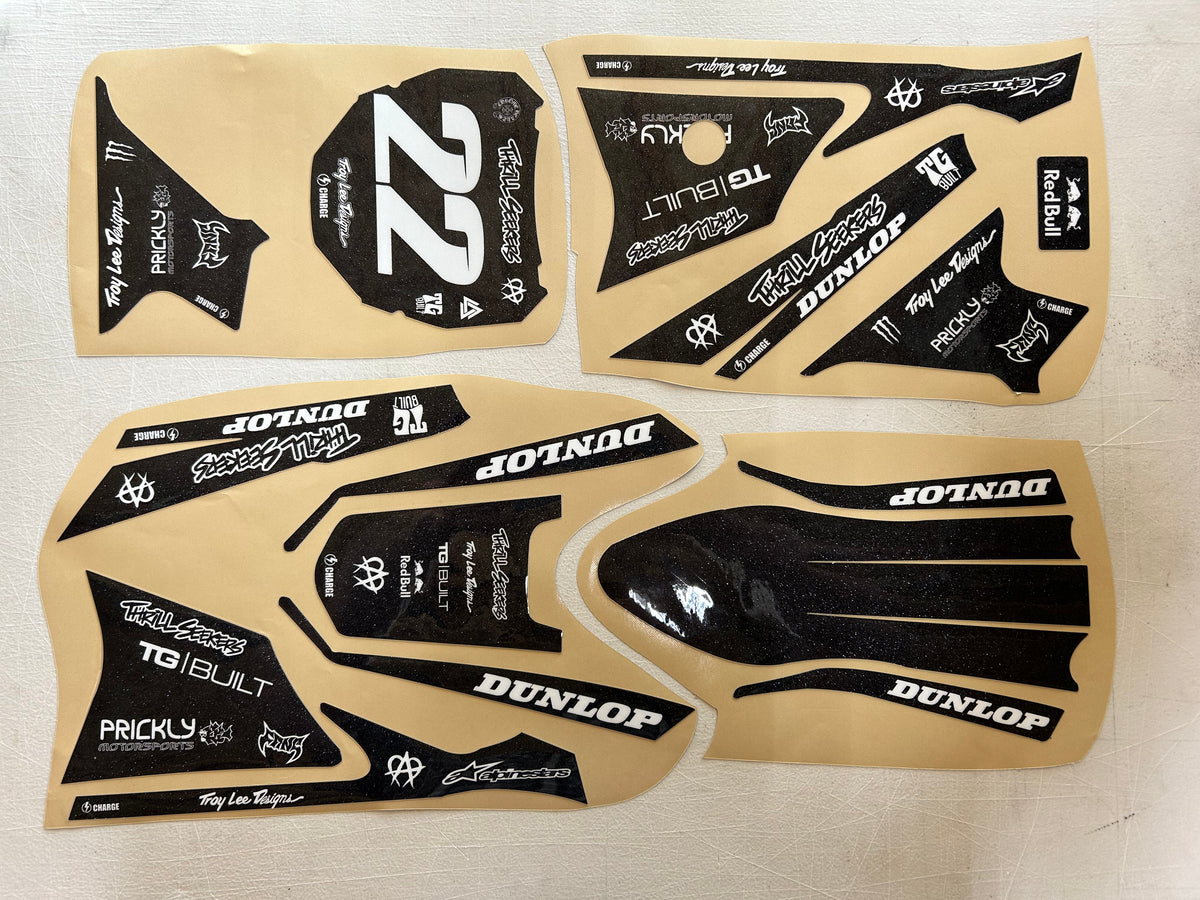 Yozma Full Graphics Kit, ODI Plate (Vinyl : Gloss, Laminate : Sparkle)