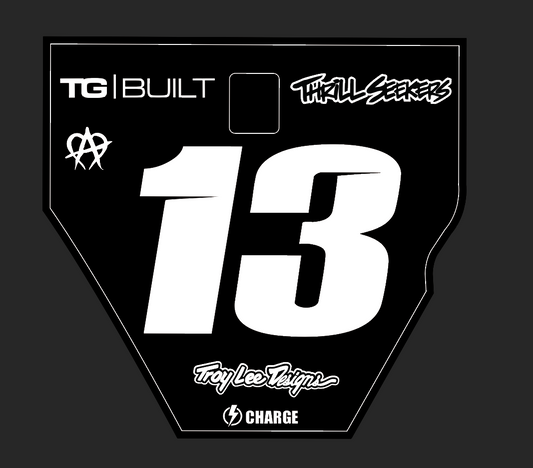 Qronge x1 spark Front Plate Decal
