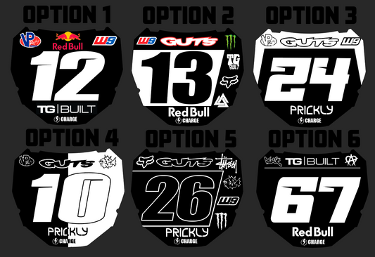 Custom ODI Plate Decal