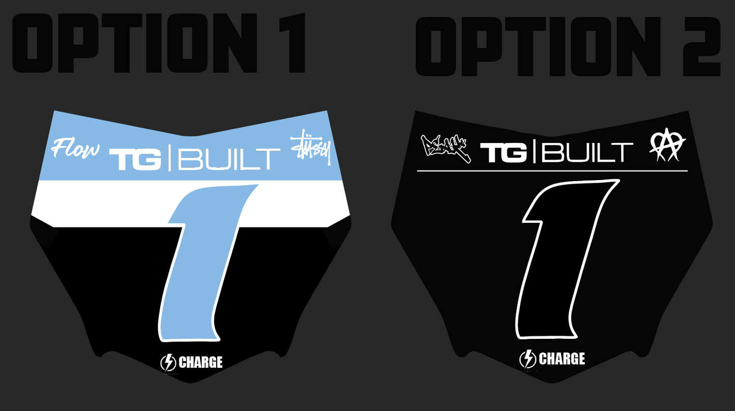 Custom MotoCutz Vented Plate