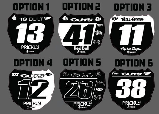 Charge Graphics ODI Plate Decal