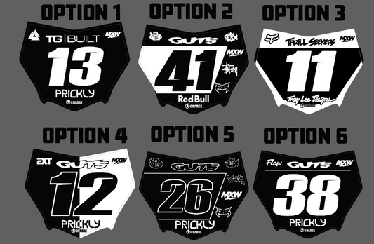 Charge Graphics MotoCutz Plate Decal