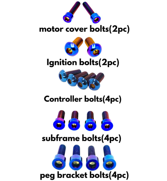 MX-3/4/5 starter titanium kit