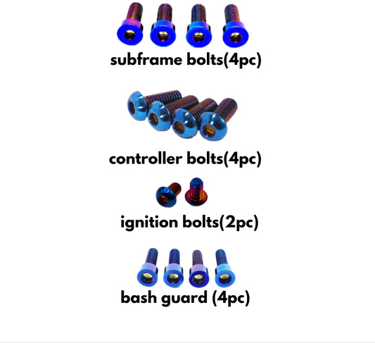 starter Surron/E-ride/ bike titanium kit